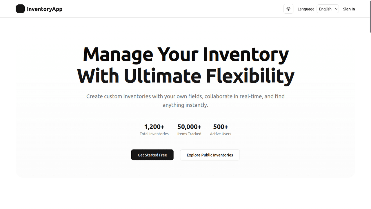 Inventory Management